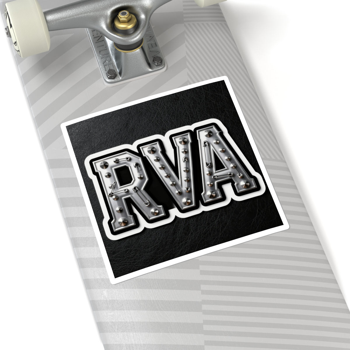 'River City Riot' RVA Punk Sticker, 4in Die-Cut Studs & Pins
