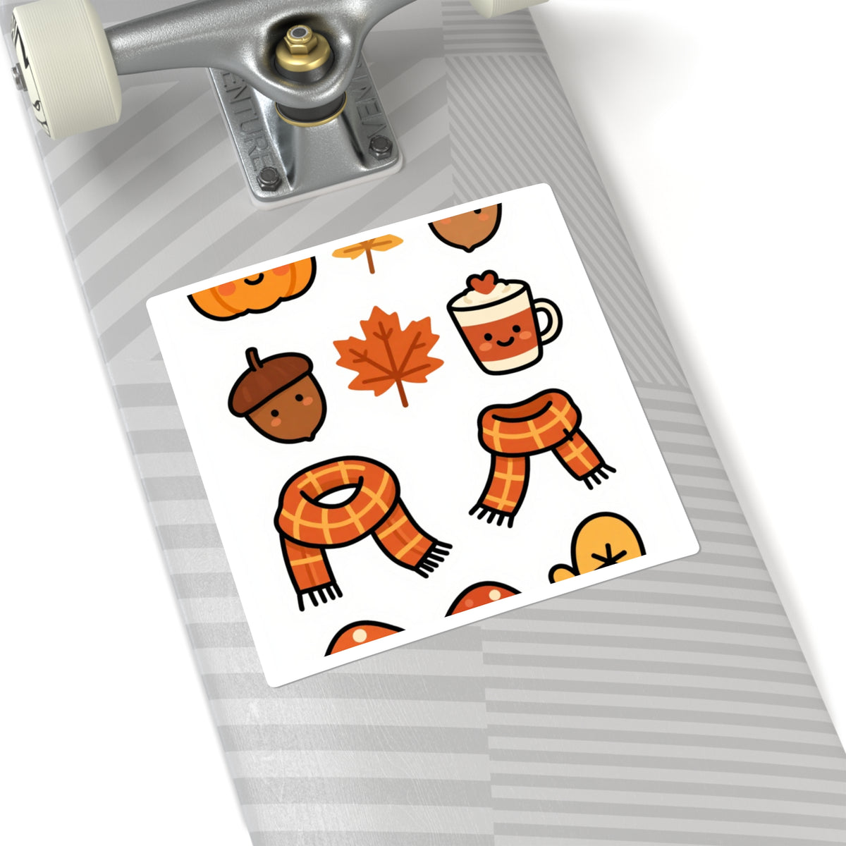 Pumpkin Patch Confetti Fall Sticker Sheet - Kiss-Cut Vinyl, 4x6in
