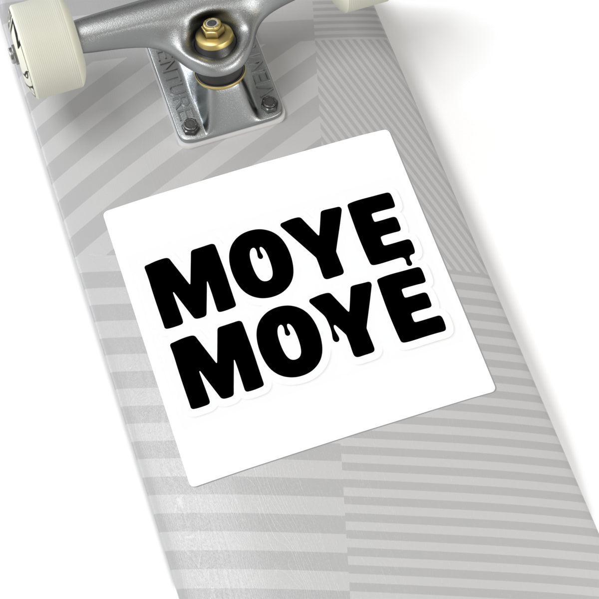 'Moye Moye' Meme Text Sticker - Bold Type Kiss-Cut Vinyl Decal