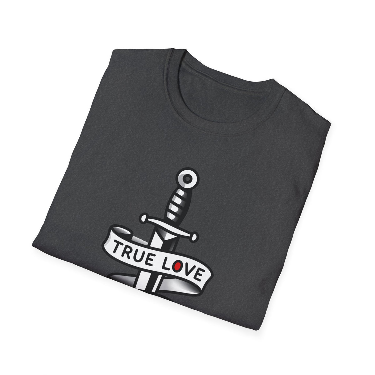 Traditional Flash Bold-Line Tee — Tattoo Art DTF Print, S-3XL