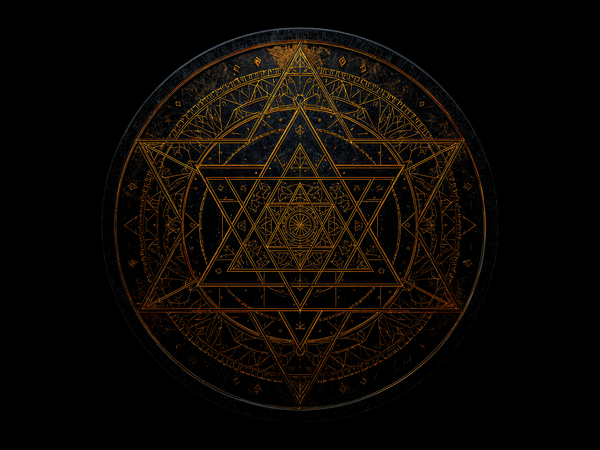 Sacred geometry Sri Yantra p
