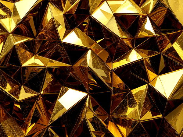 a luxurious geometric patter