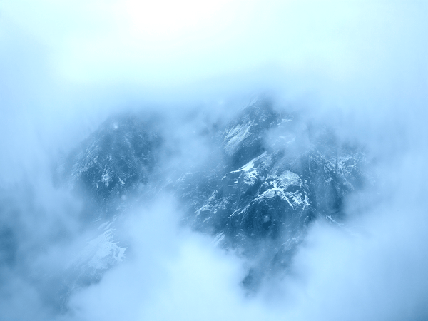 a rugged mountain landscape