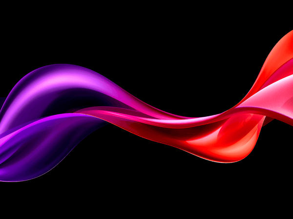 undulating abstract flowing