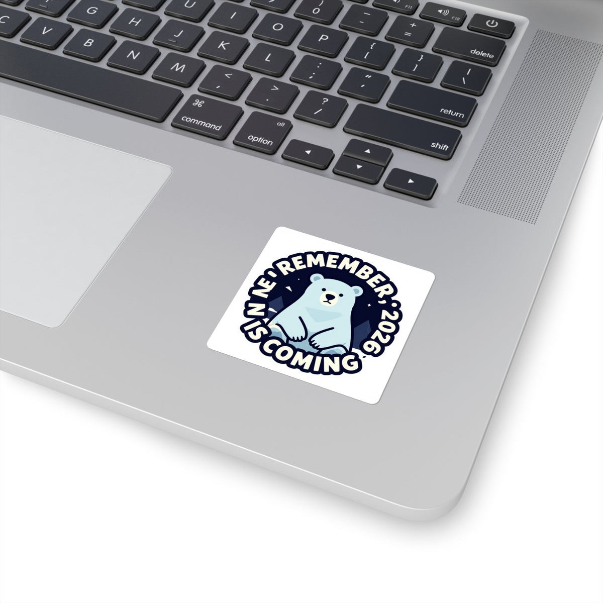 November 2026 Is Coming Polar Bear Sticker – Funny Meme Decal