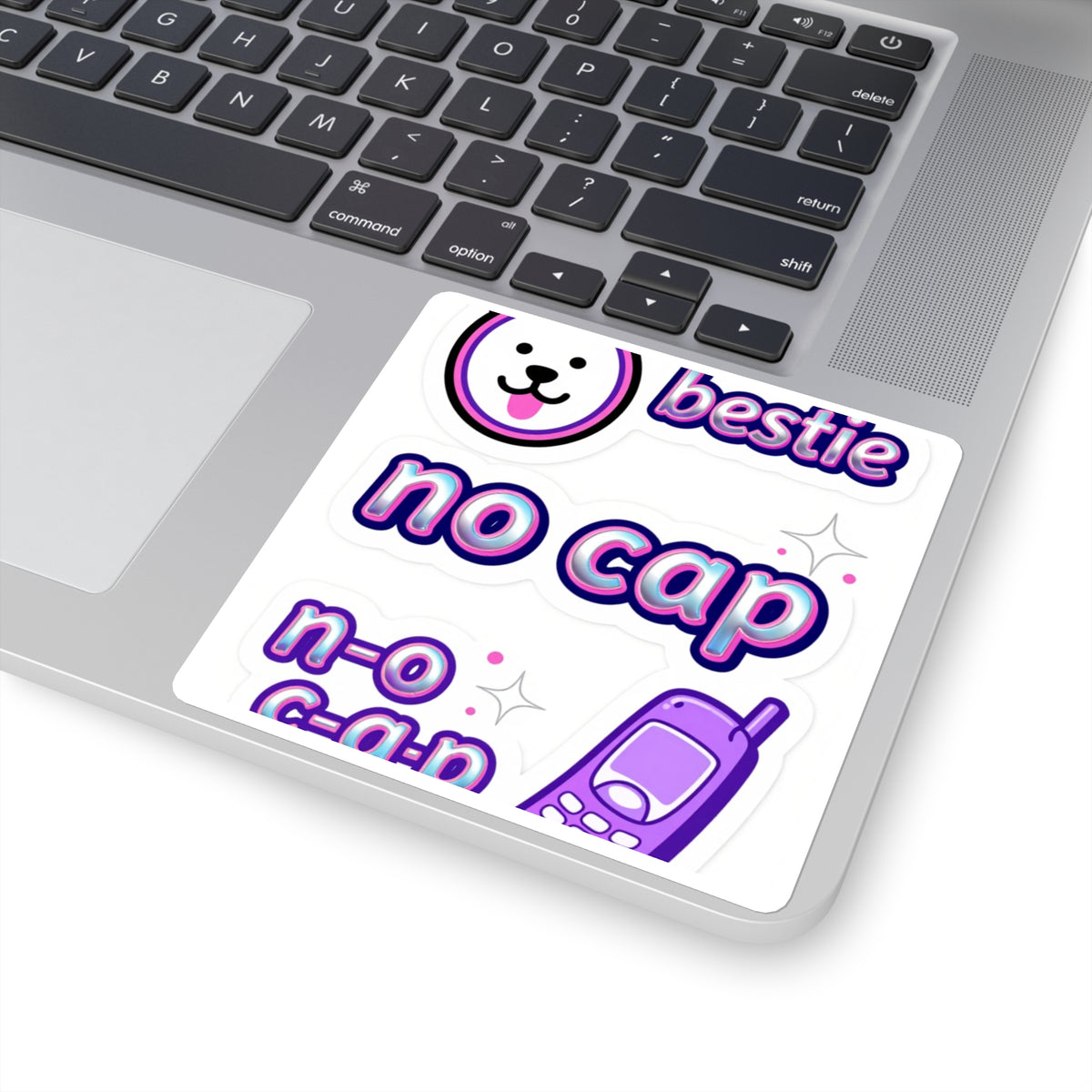 Y2K Bestie Core Sticker Sheet, 4x6in Laptop & Water Bottle Decals