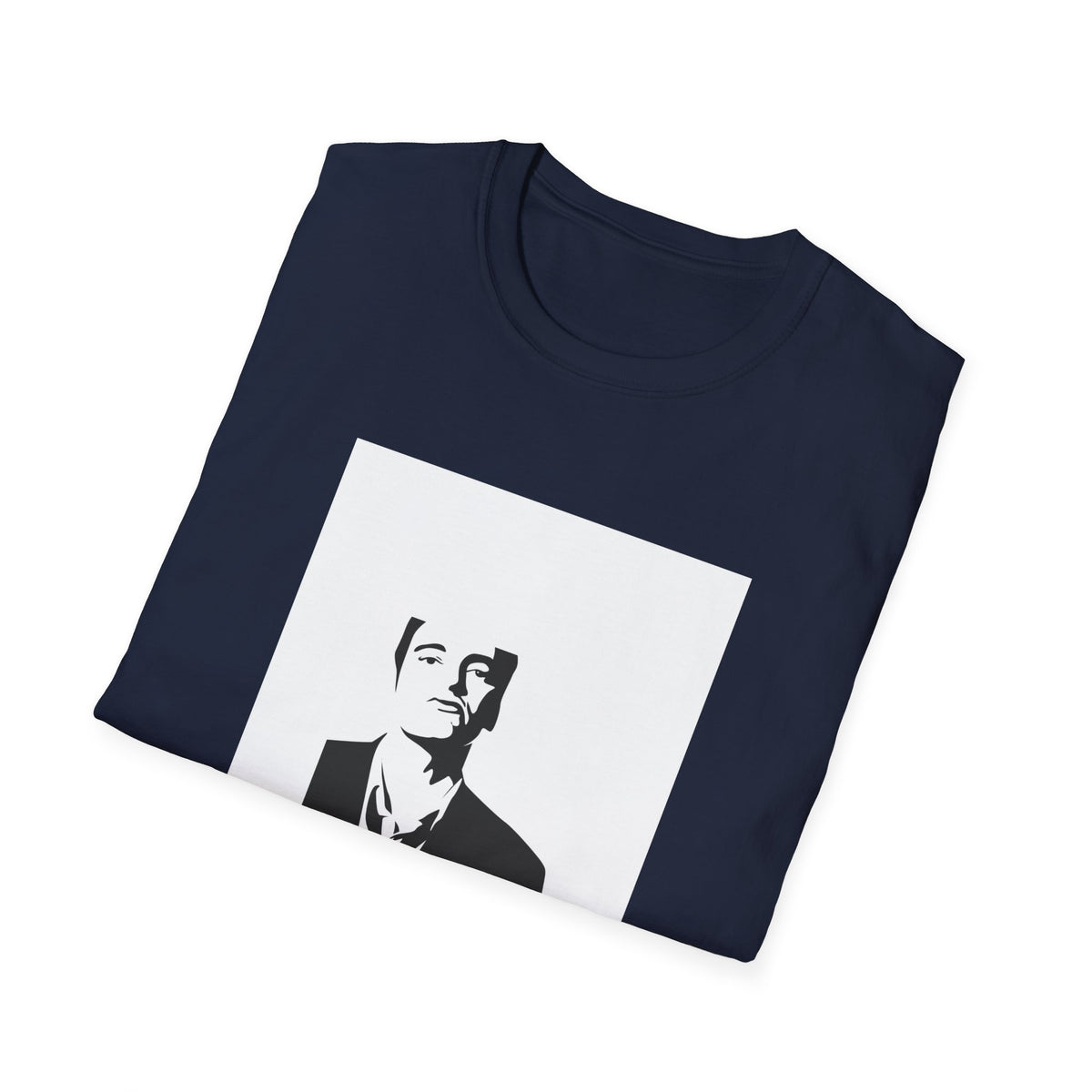 Minimalist Man in Suit Silhouette T-Shirt, Graphic Streetwear