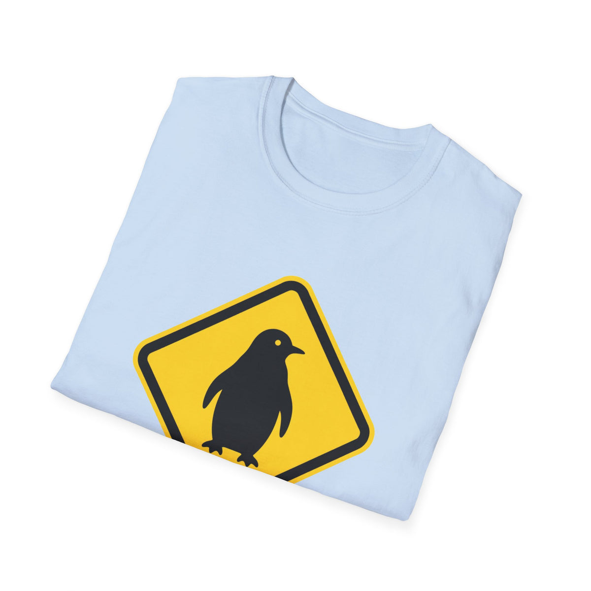 Deadpan Penguin "Send Help" Graphic Tee, Unisex Softstyle