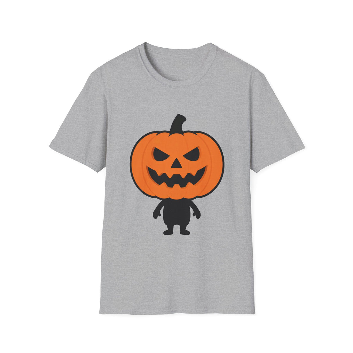 Pumpkin-Head Tiny Body Halloween Tee, Funny Costume Shirt