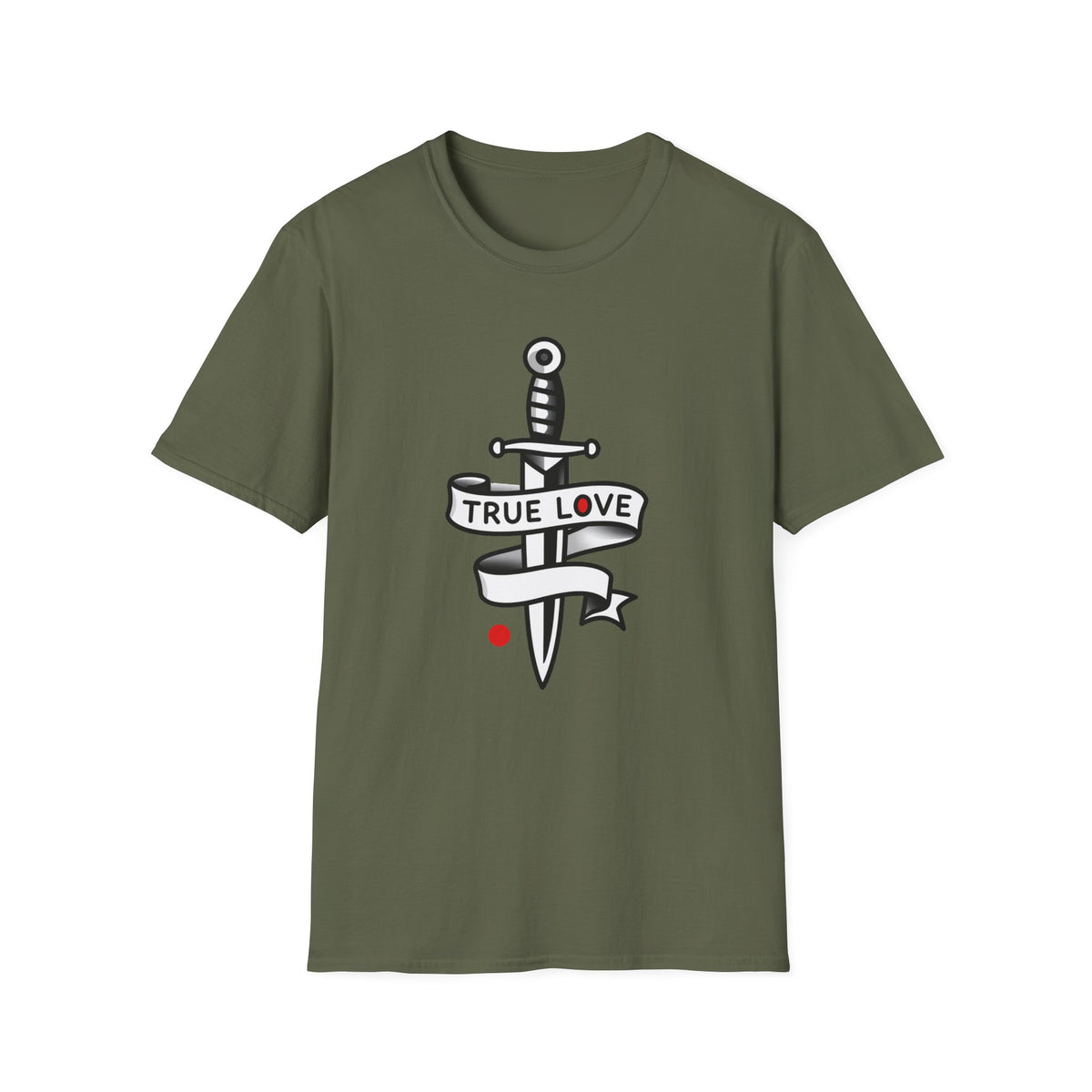 Traditional Flash Bold-Line Tee — Tattoo Art DTF Print, S-3XL