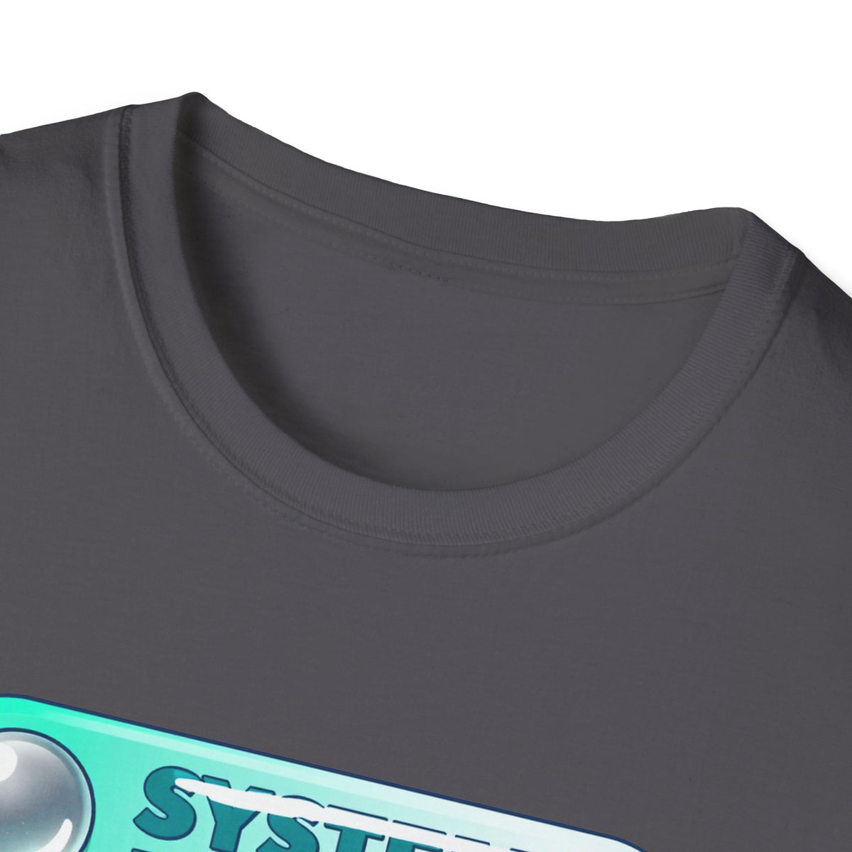'System Restore' Frutiger Aero Graphic Tee, Y2K Chrome Nostalgia