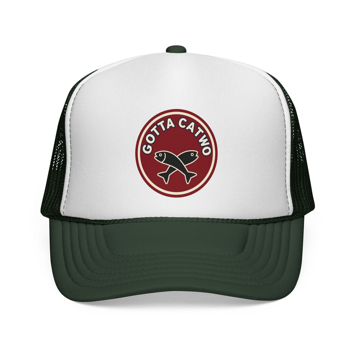 'Gotta Catch Two' Funny Trucker Hat, Meme Snapback Gift
