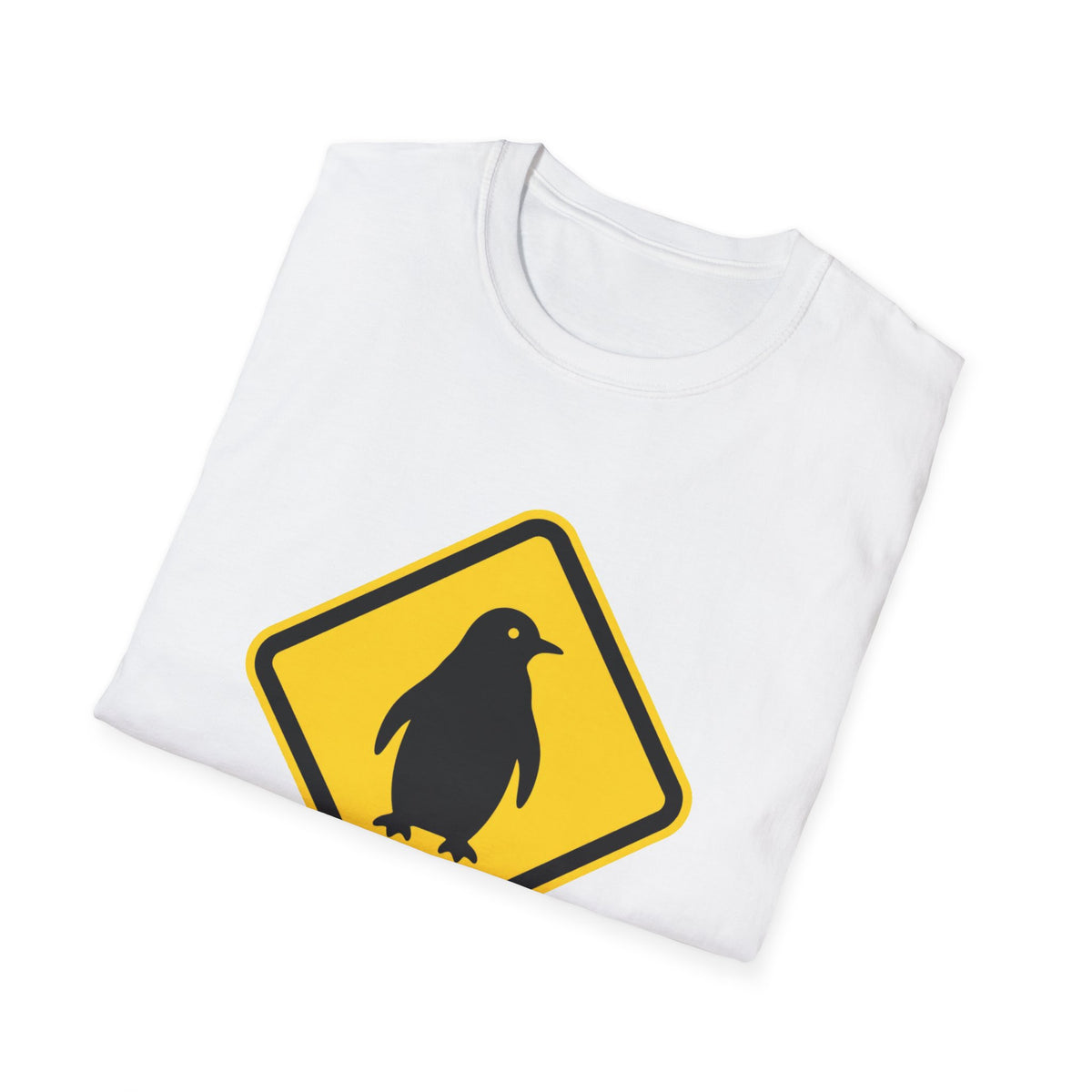 Deadpan Penguin "Send Help" Graphic Tee, Unisex Softstyle