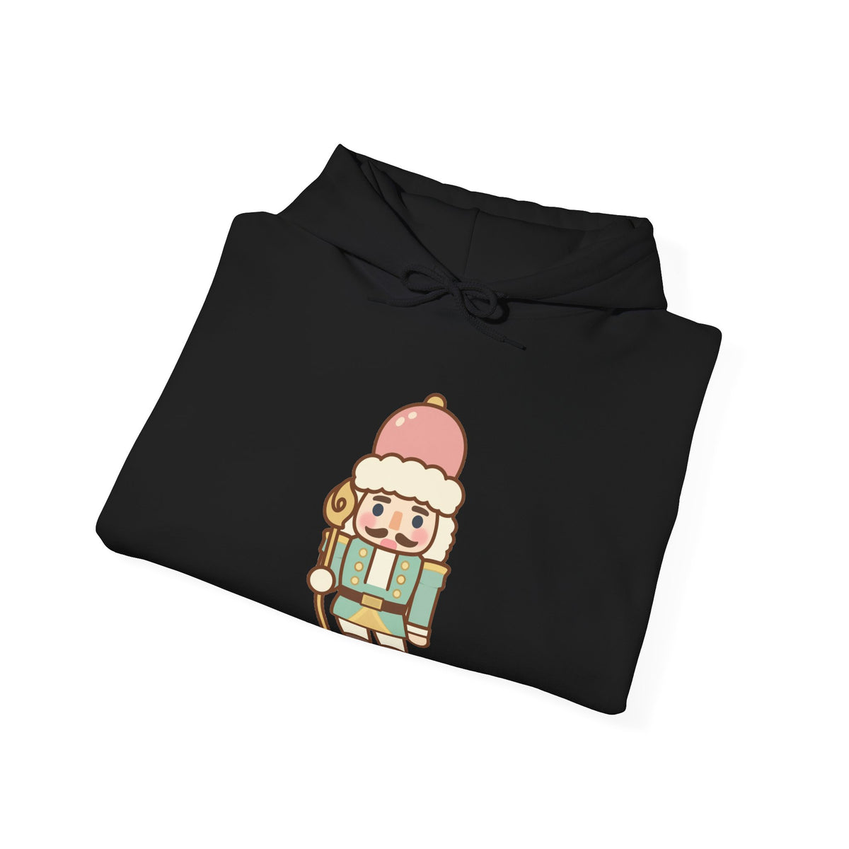 'Nutcracker Sweet' Pastel Nutcracker Hoodie, Unisex Holiday Pullover