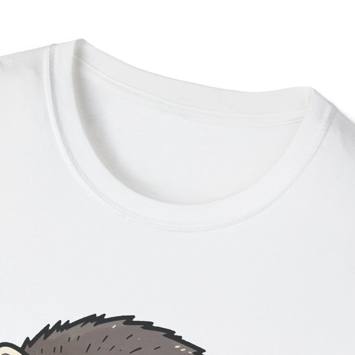 Unbothered Energy Raccoon Tee - Funny Meme Graphic T-Shirt