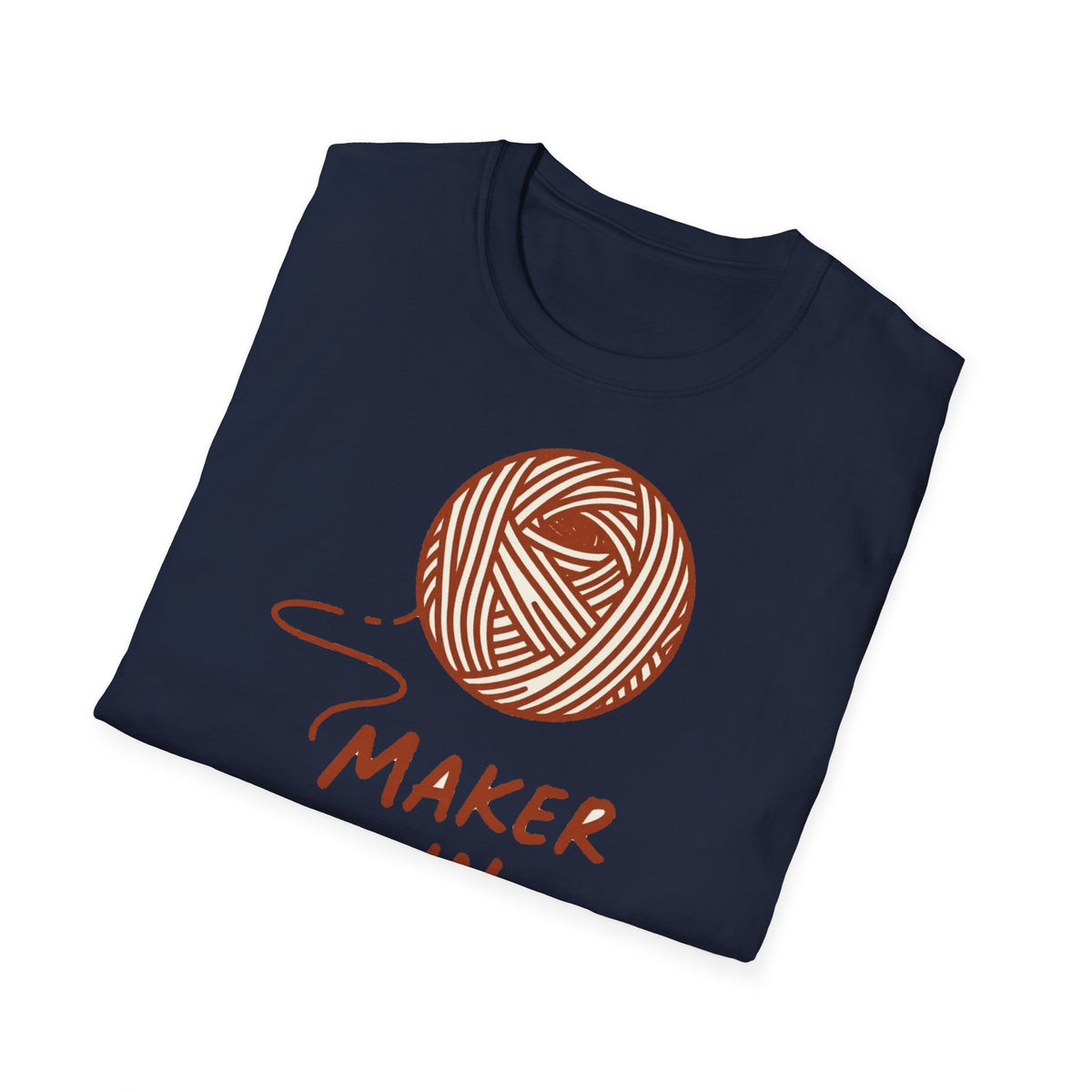 Maker In Progress Yarn Skein Tee – Craft Fair Vendor Shirt