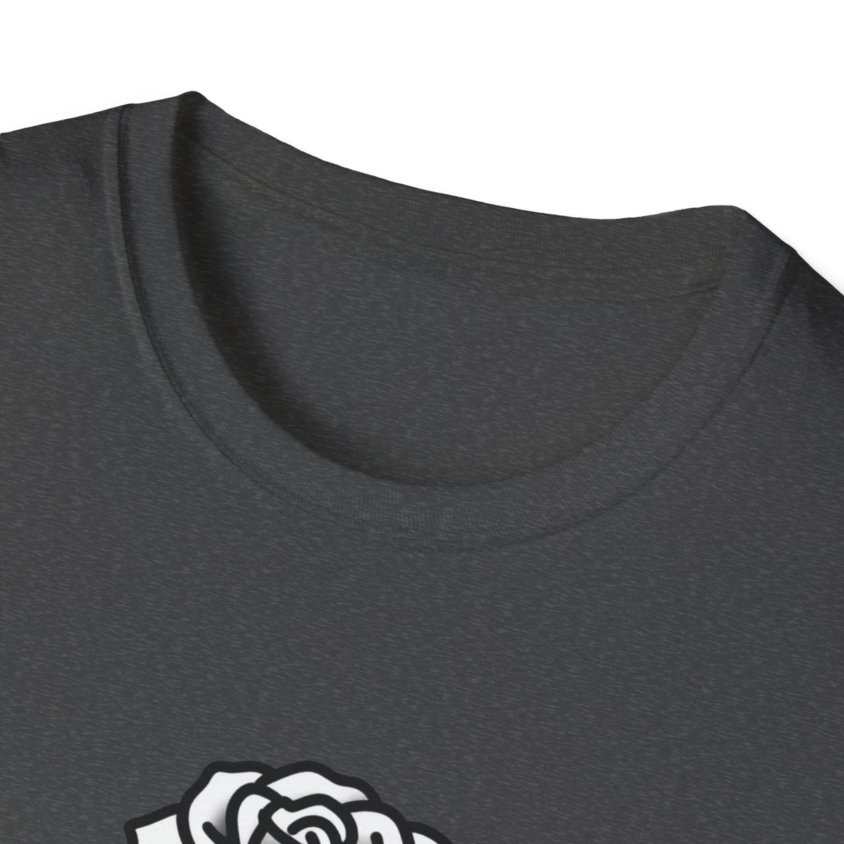 'Villain Era' Snake & Rose Line-Art Chest Print Tee, Black
