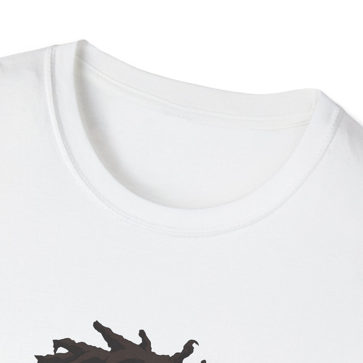 Hip Hop Artist Portrait Graphic Tee, Illustrated Dreadlocks Art