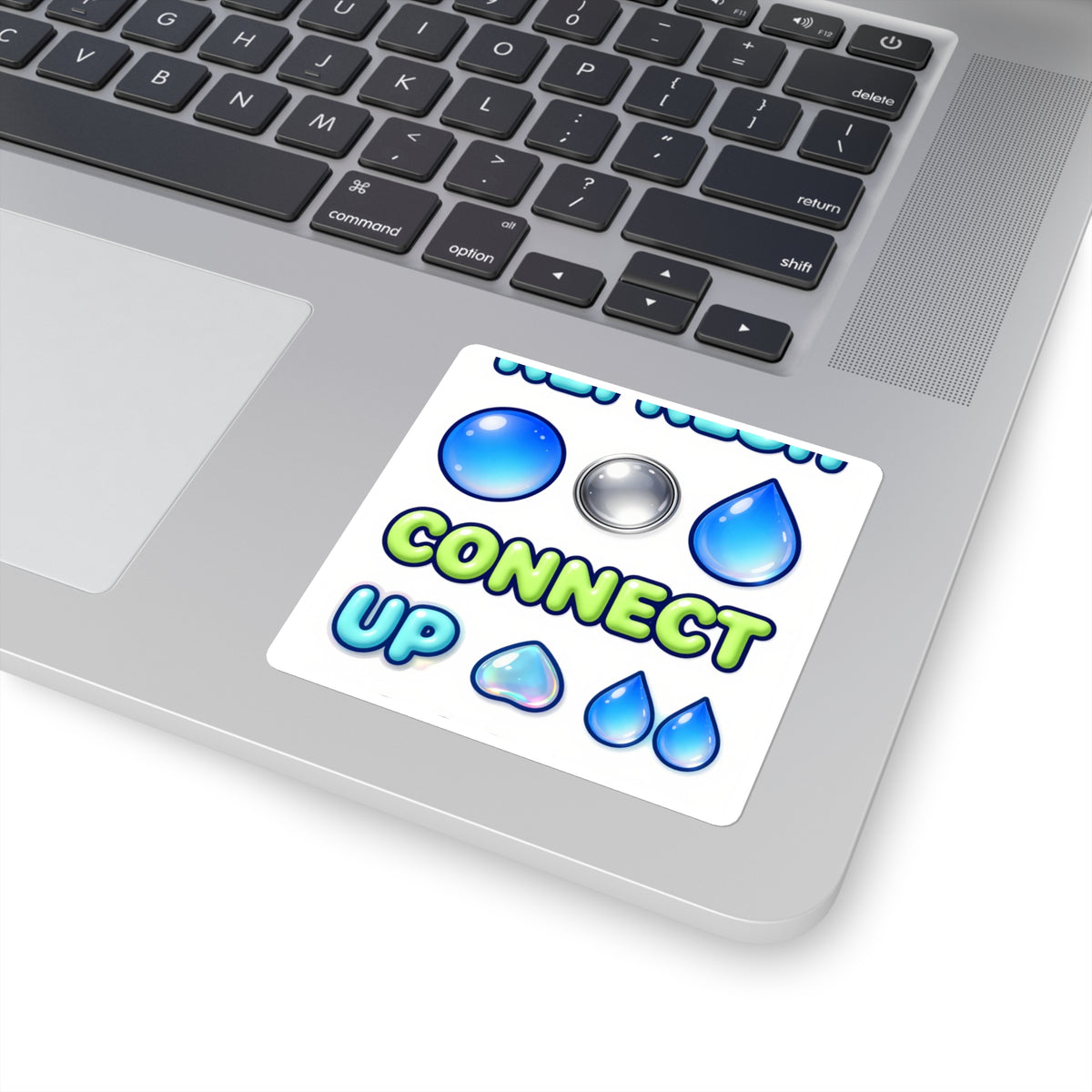 Frutiger Aero Sticker Sheet, Y2K Glossy Bubble Stickers 4x6in