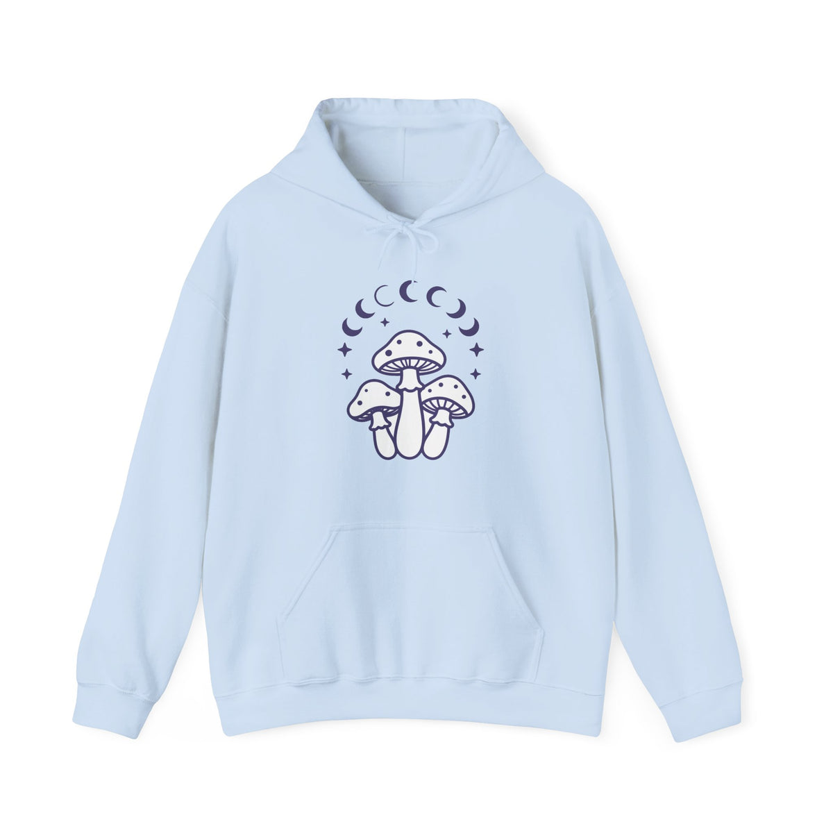 'Spore & Stars' Celestial Mushroom Hoodie, Witchcore Unisex