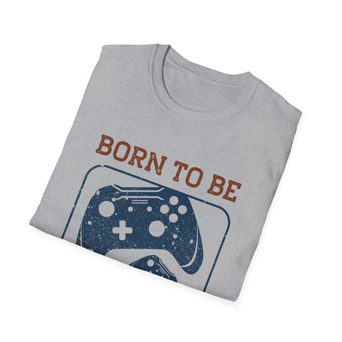 Born to Be a Gamer Controller Graphic Tee, Black DTF Print