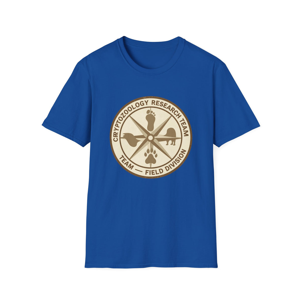 Cryptozoology Research Team Badge Tee, Unisex Softstyle