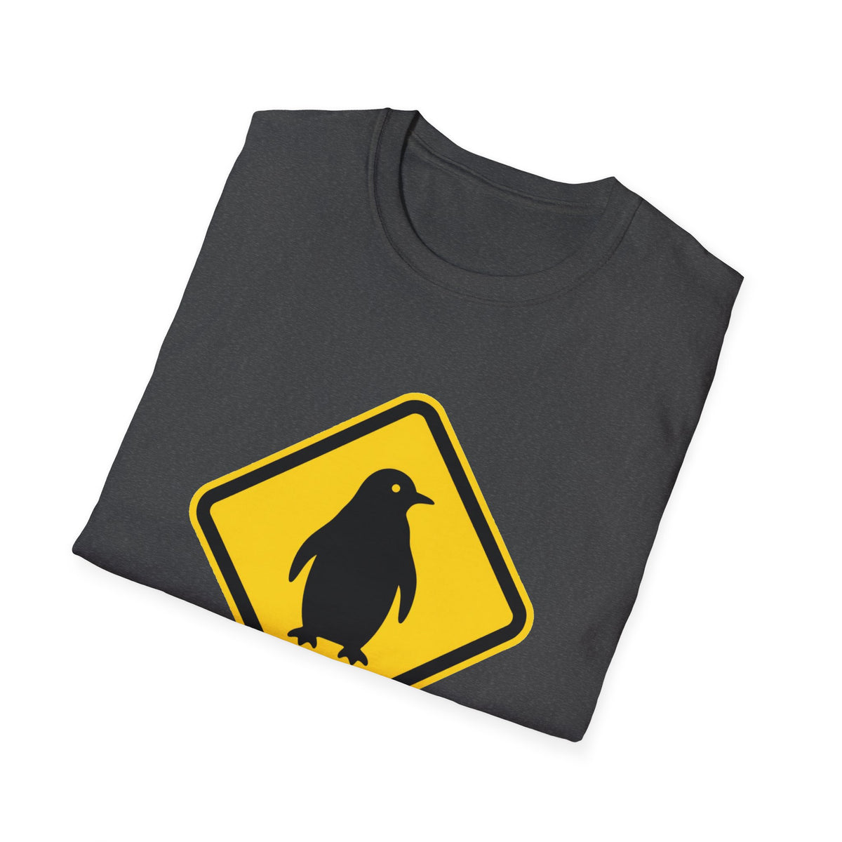 Deadpan Penguin "Send Help" Graphic Tee, Unisex Softstyle