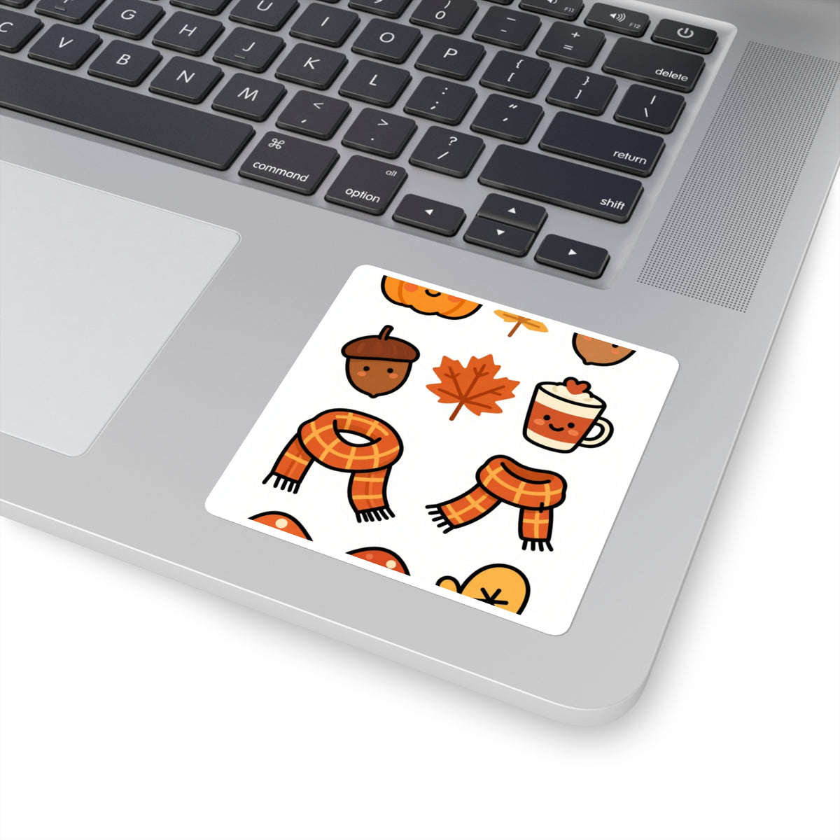 Pumpkin Patch Confetti Fall Sticker Sheet - Kiss-Cut Vinyl, 4x6in