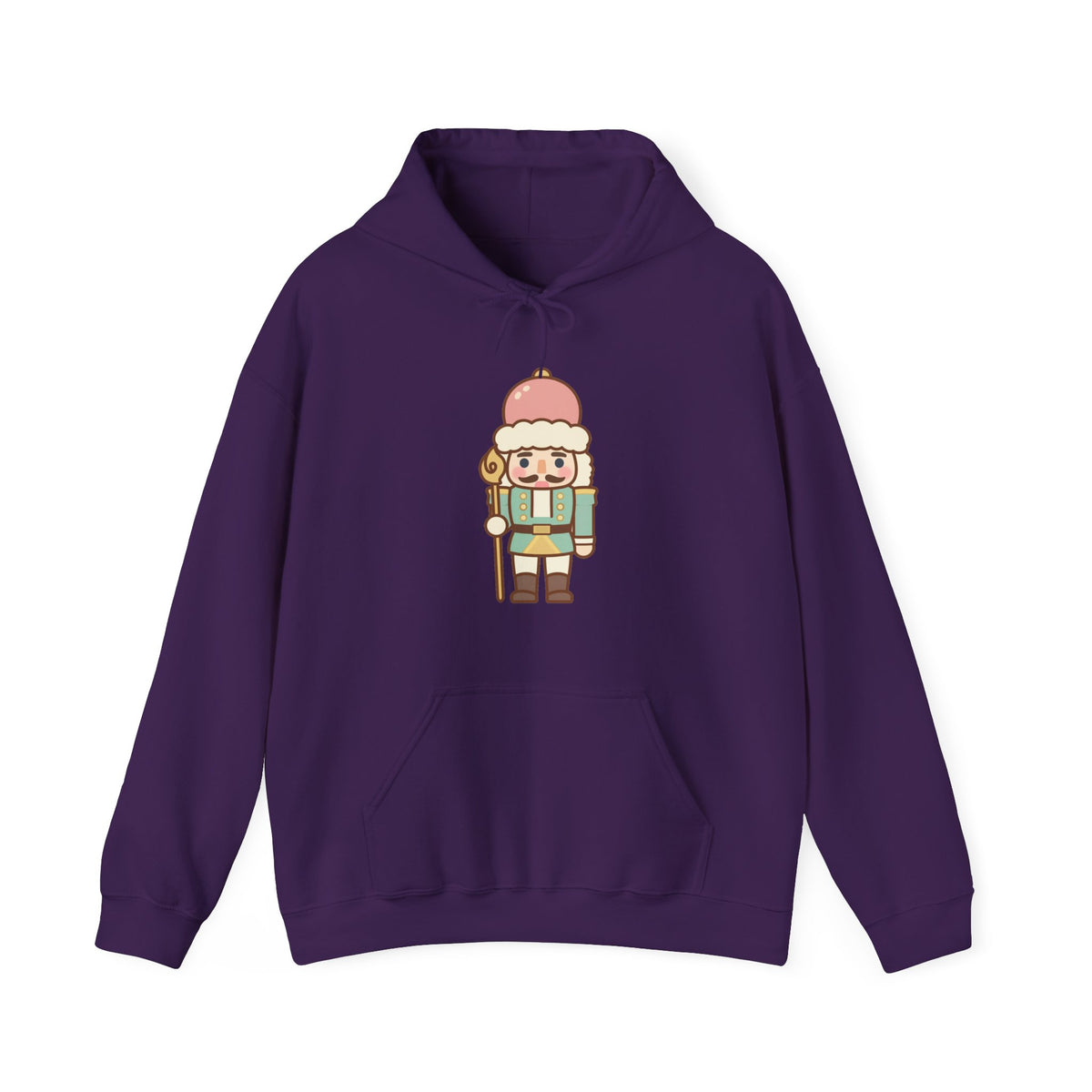 'Nutcracker Sweet' Pastel Nutcracker Hoodie, Unisex Holiday Pullover