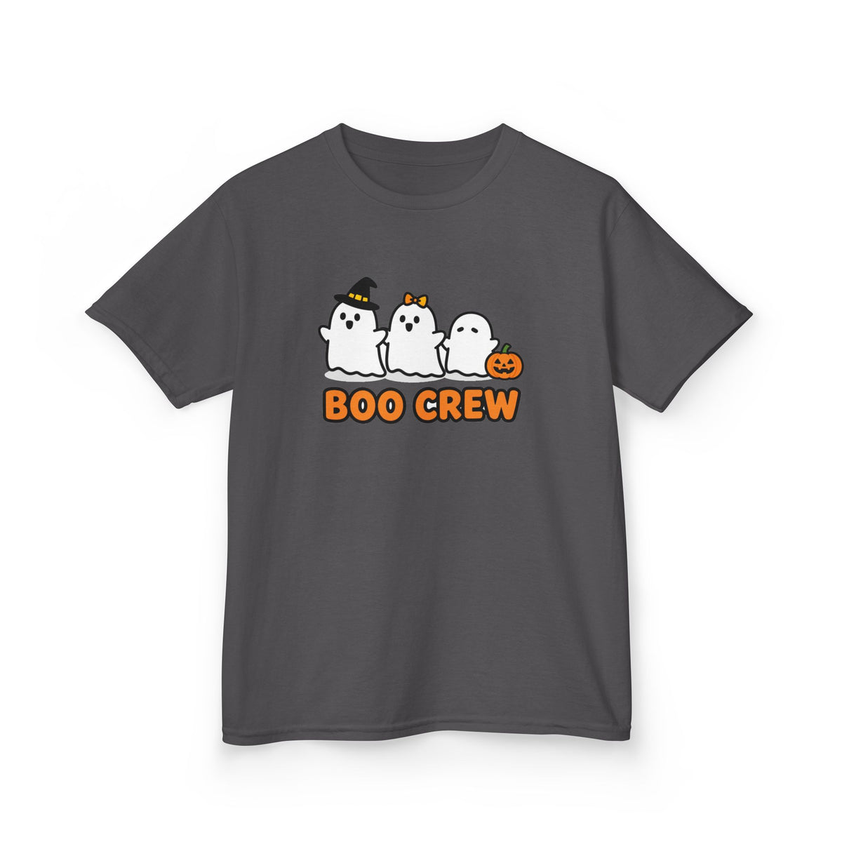 Boo Crew Kids Ghost Halloween Tee - Cute, Not Scary, Youth XS-XL