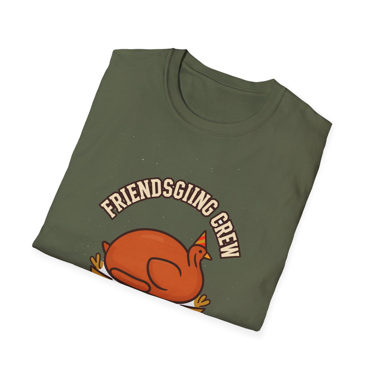 'Friendsgiving Crew' Matching Group Tee, Custom Name & Year