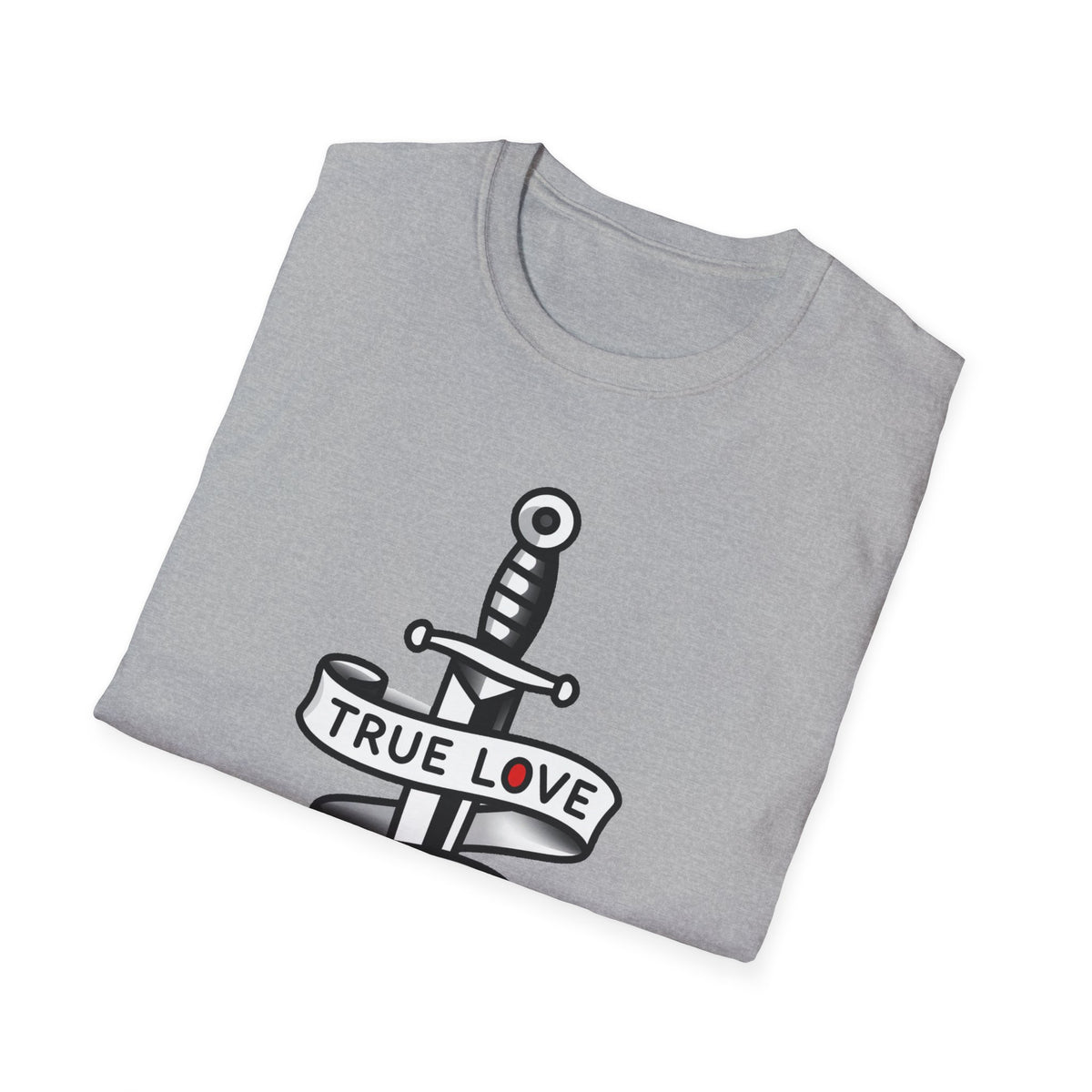 Traditional Flash Bold-Line Tee — Tattoo Art DTF Print, S-3XL