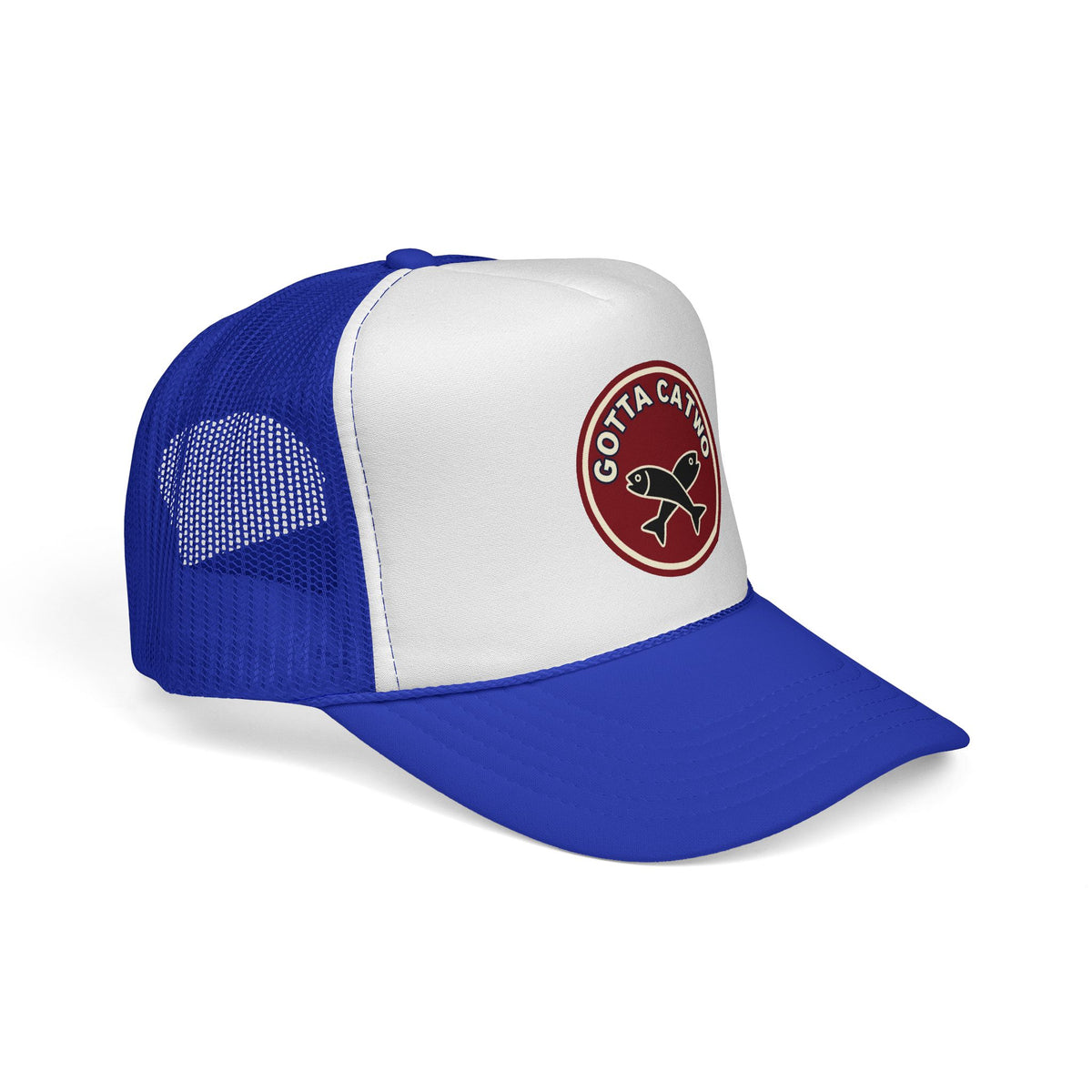 'Gotta Catch Two' Funny Trucker Hat, Meme Snapback Gift