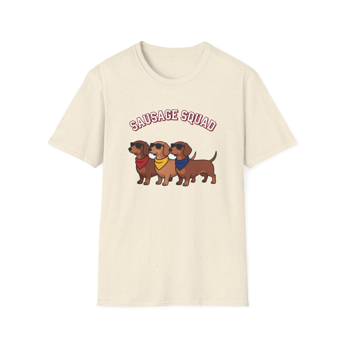 'Sausage Squad' Dachshund Group Tee, Funny Multi-Dog Mom Gift Shirt