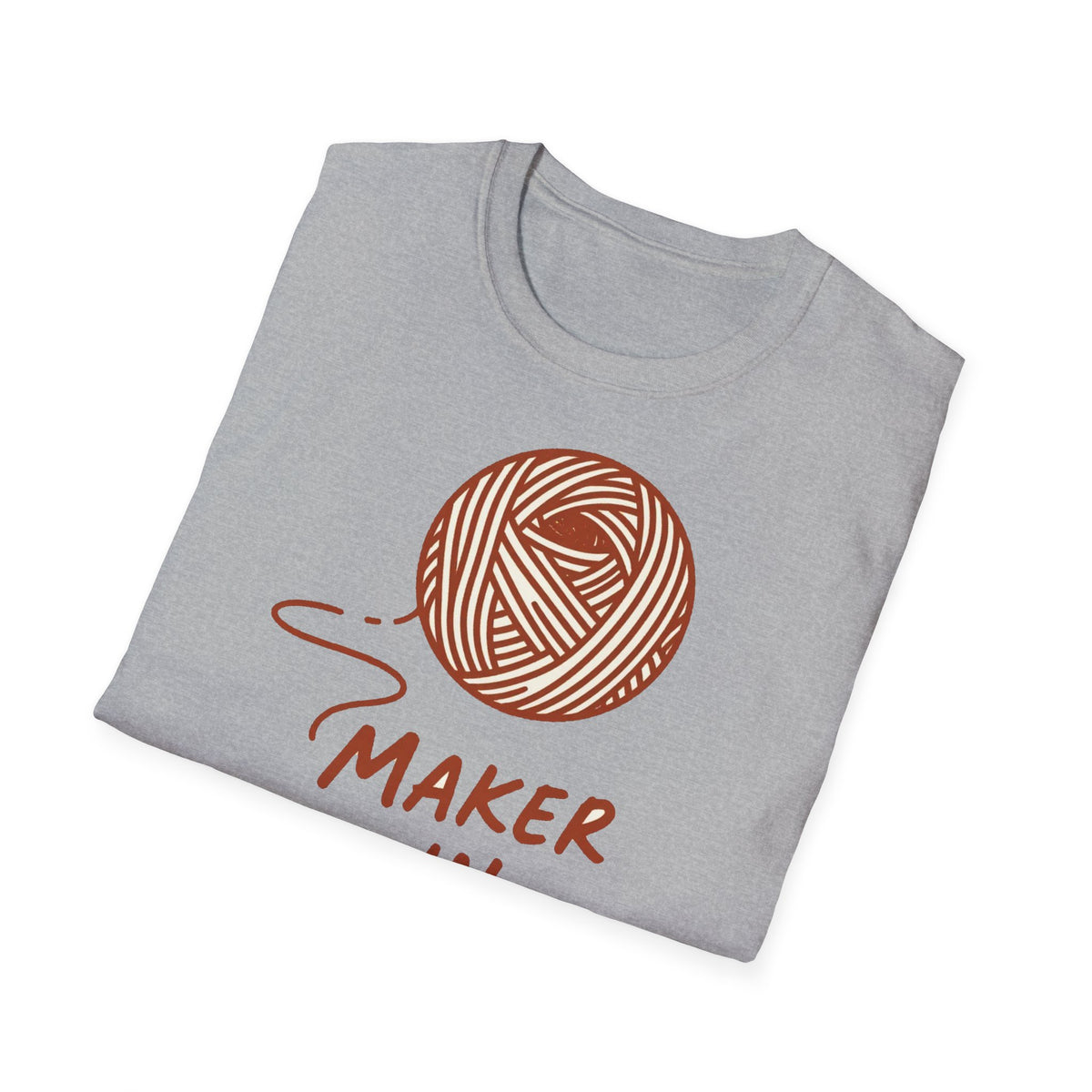 Maker In Progress Yarn Skein Tee – Craft Fair Vendor Shirt
