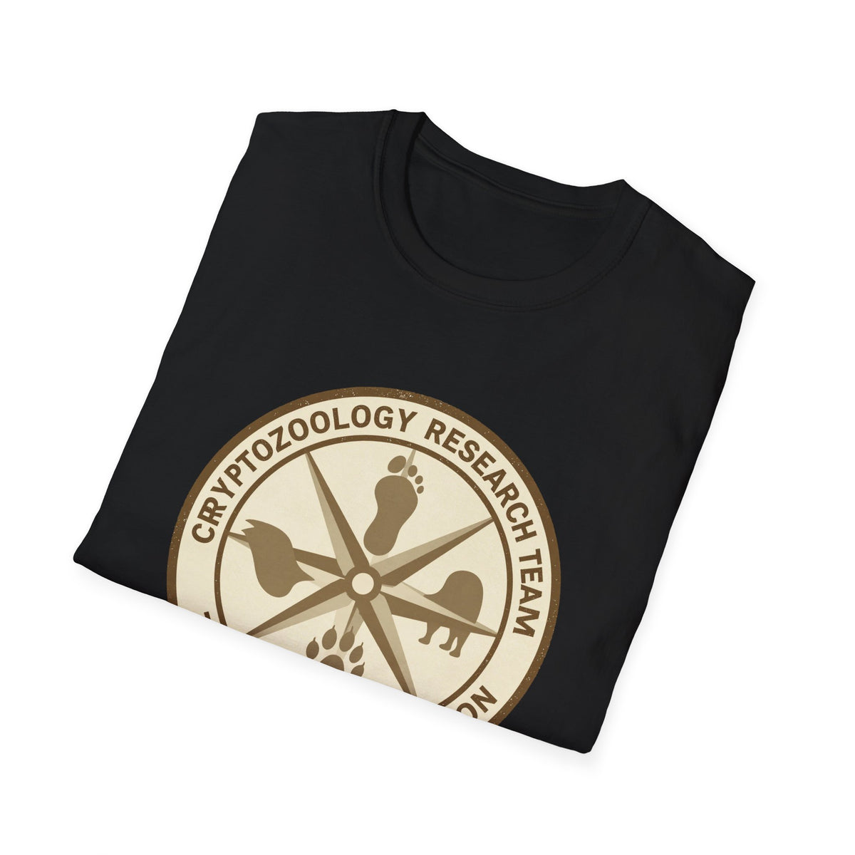 Cryptozoology Research Team Badge Tee, Unisex Softstyle