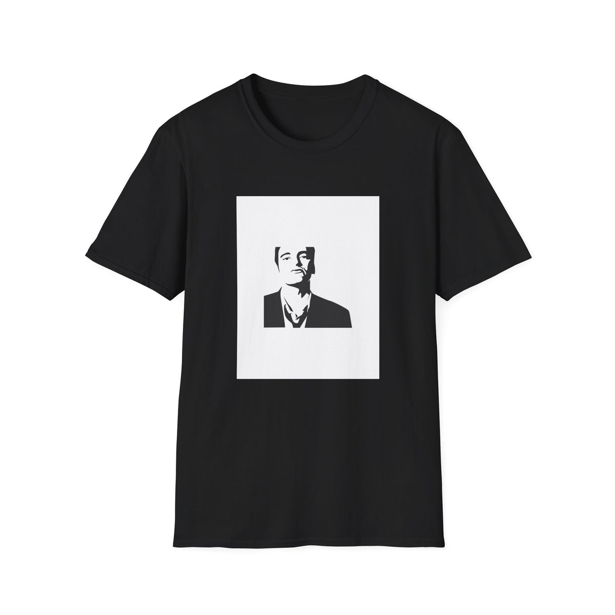 Minimalist Man in Suit Silhouette T-Shirt, Graphic Streetwear