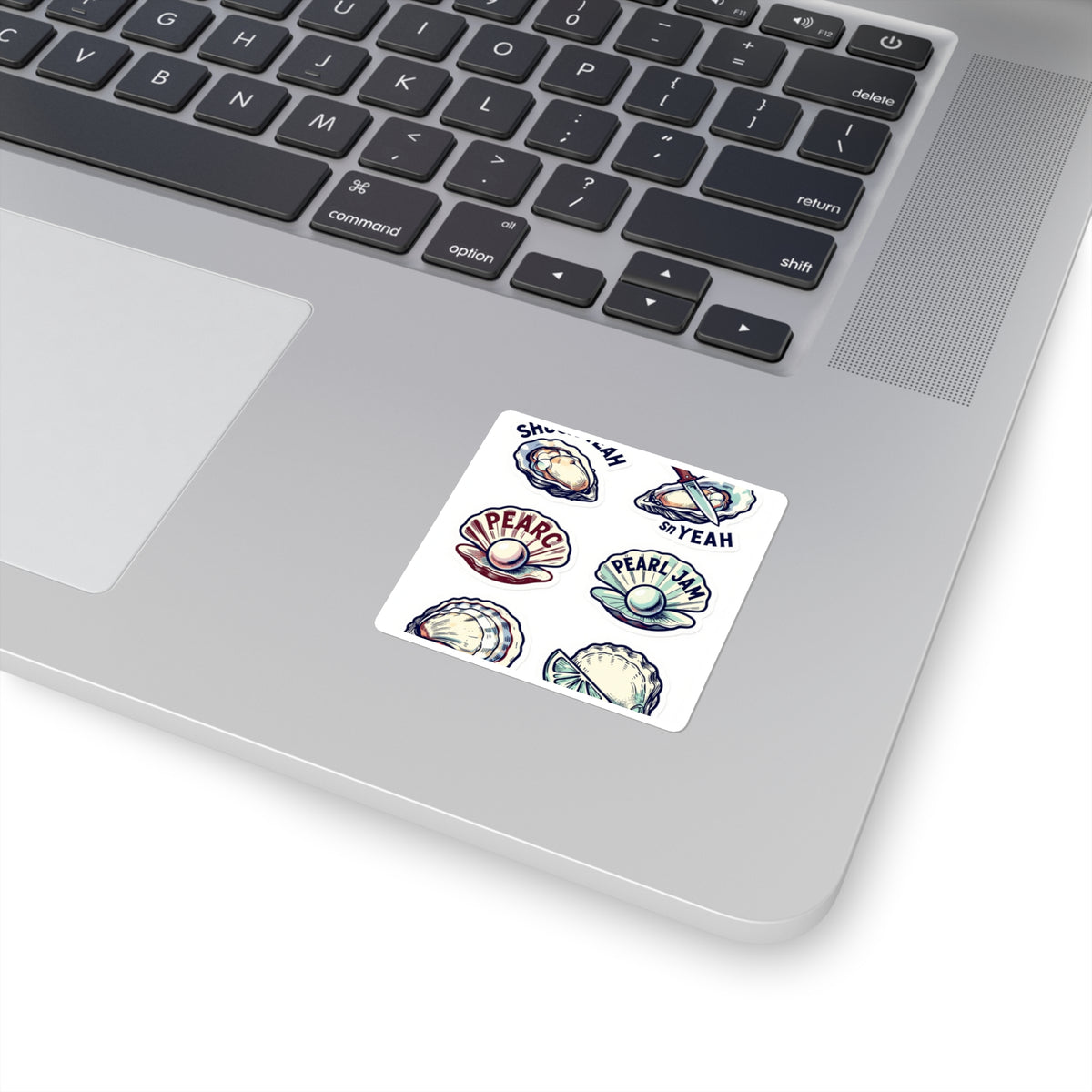 'Shuck Yeah' Virginia Oyster Pun Sticker Sheet, 4x6in Raw Bar Gift