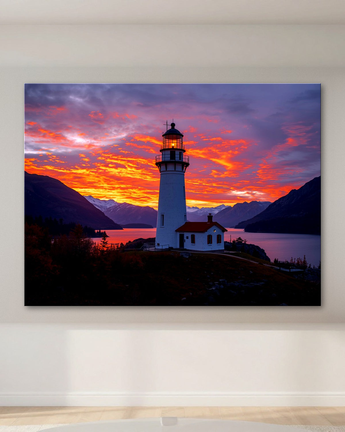 Cape Decision Lighthouse Metal Print