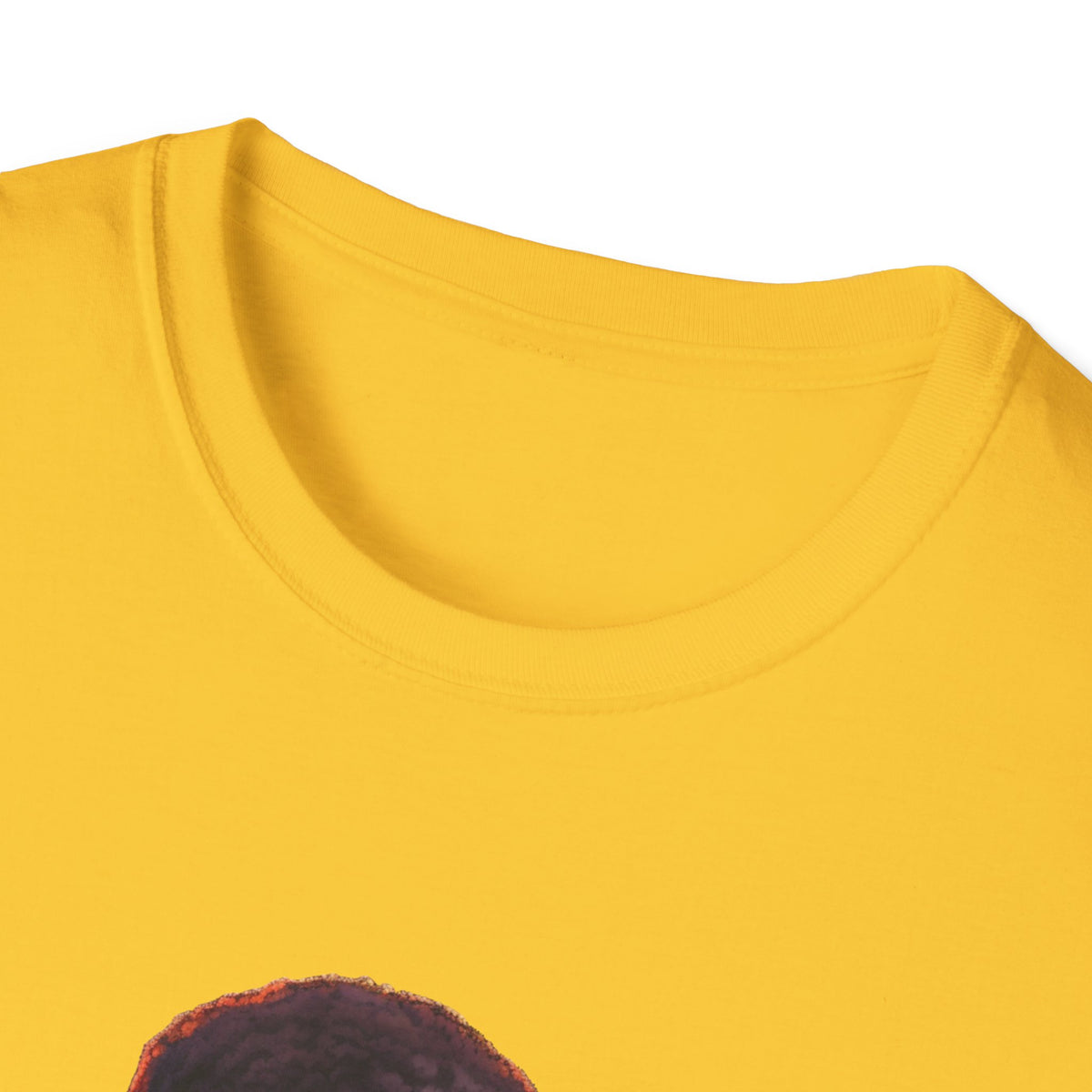 Urban Hip-Hop Character Graphic Tee, Round Glasses Portrait Print