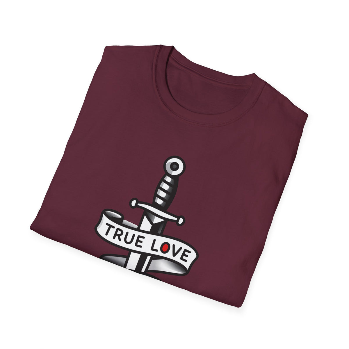 Traditional Flash Bold-Line Tee — Tattoo Art DTF Print, S-3XL