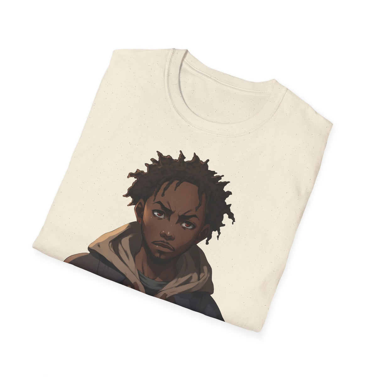 Urban Anime Dreadlocks Hoodie Portrait Graphic Tee - Streetwear