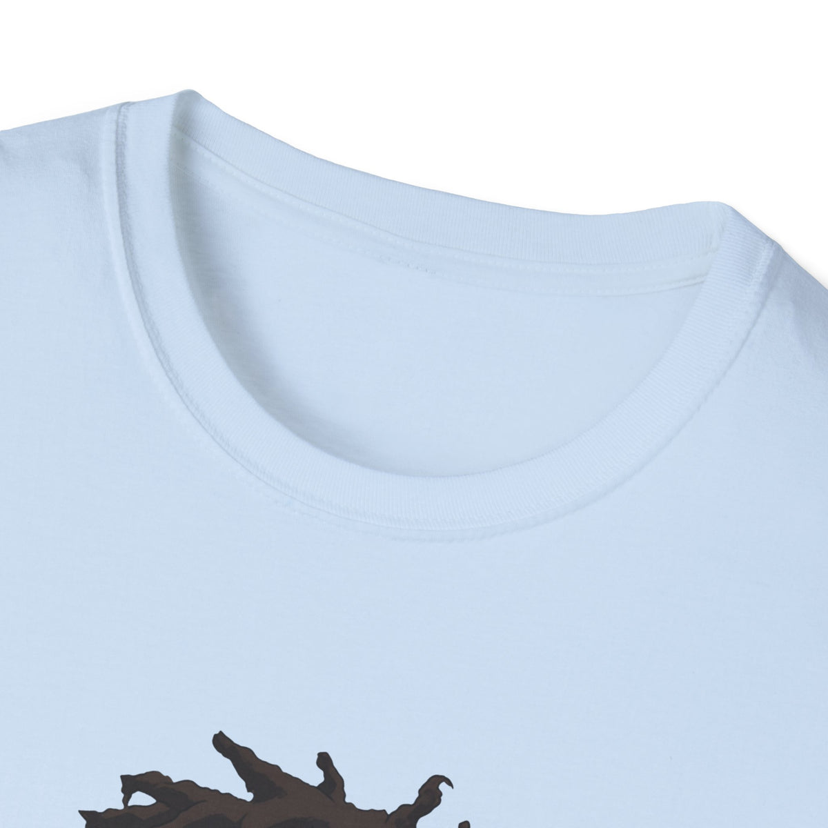 Hip Hop Artist Portrait Graphic Tee, Illustrated Dreadlocks Art