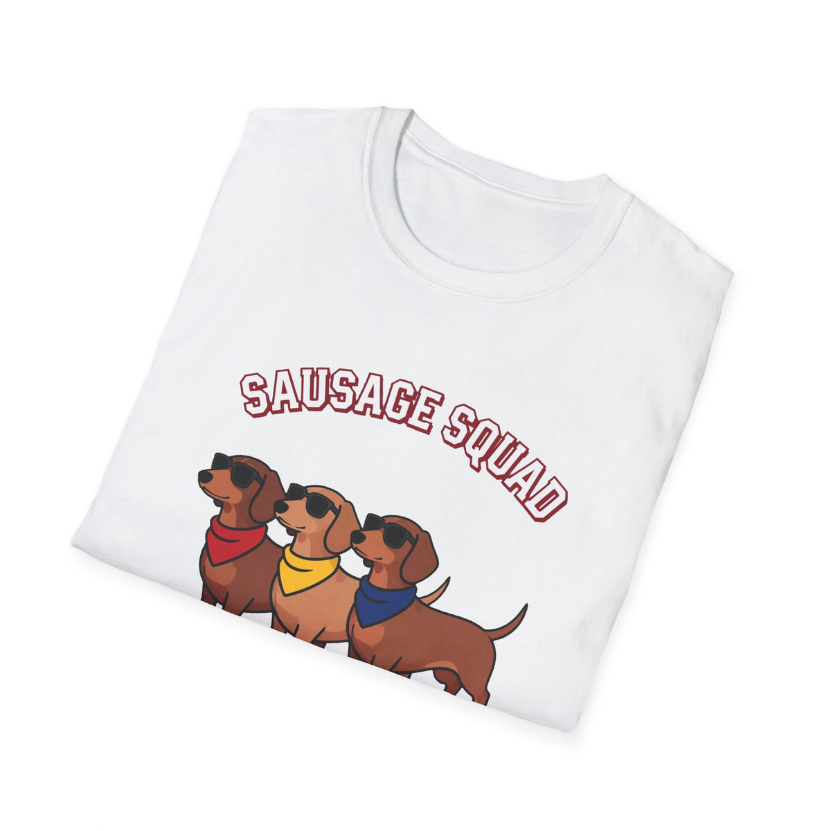 'Sausage Squad' Dachshund Group Tee, Funny Multi-Dog Mom Gift Shirt