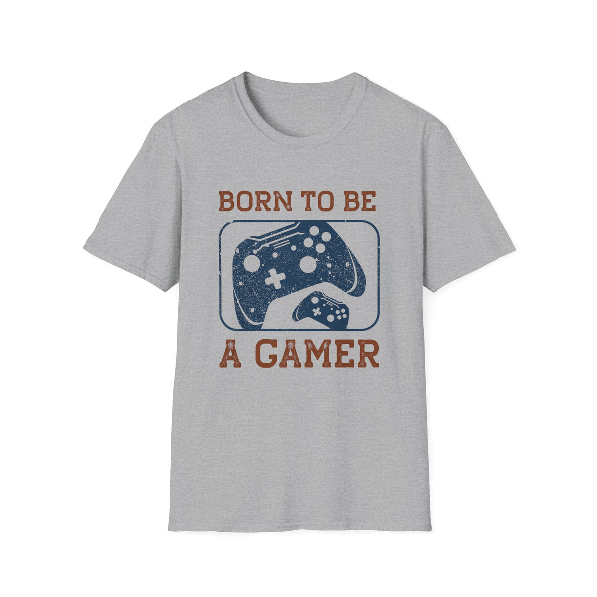 Born to Be a Gamer Controller Graphic Tee, Black DTF Print