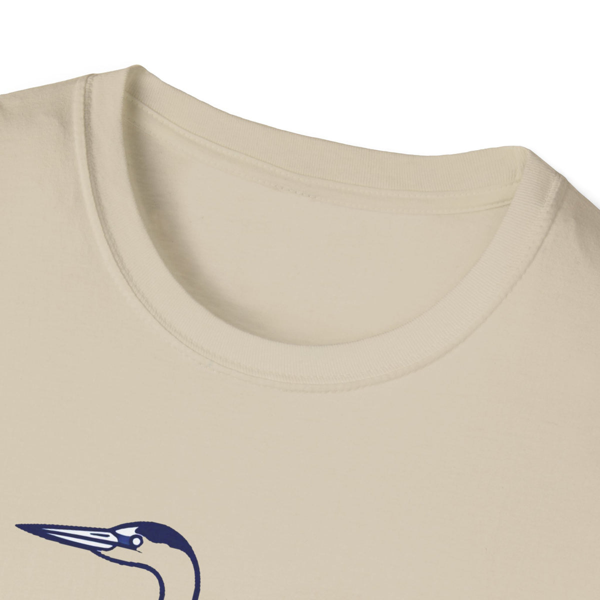 'Slow Drift' Blue Heron Line-Art Tee, James River Style