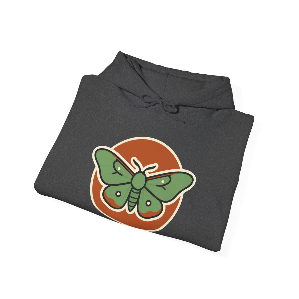 'Luna & Lichen' Moth Hoodie, Goblincore Cozy-Fall Pullover