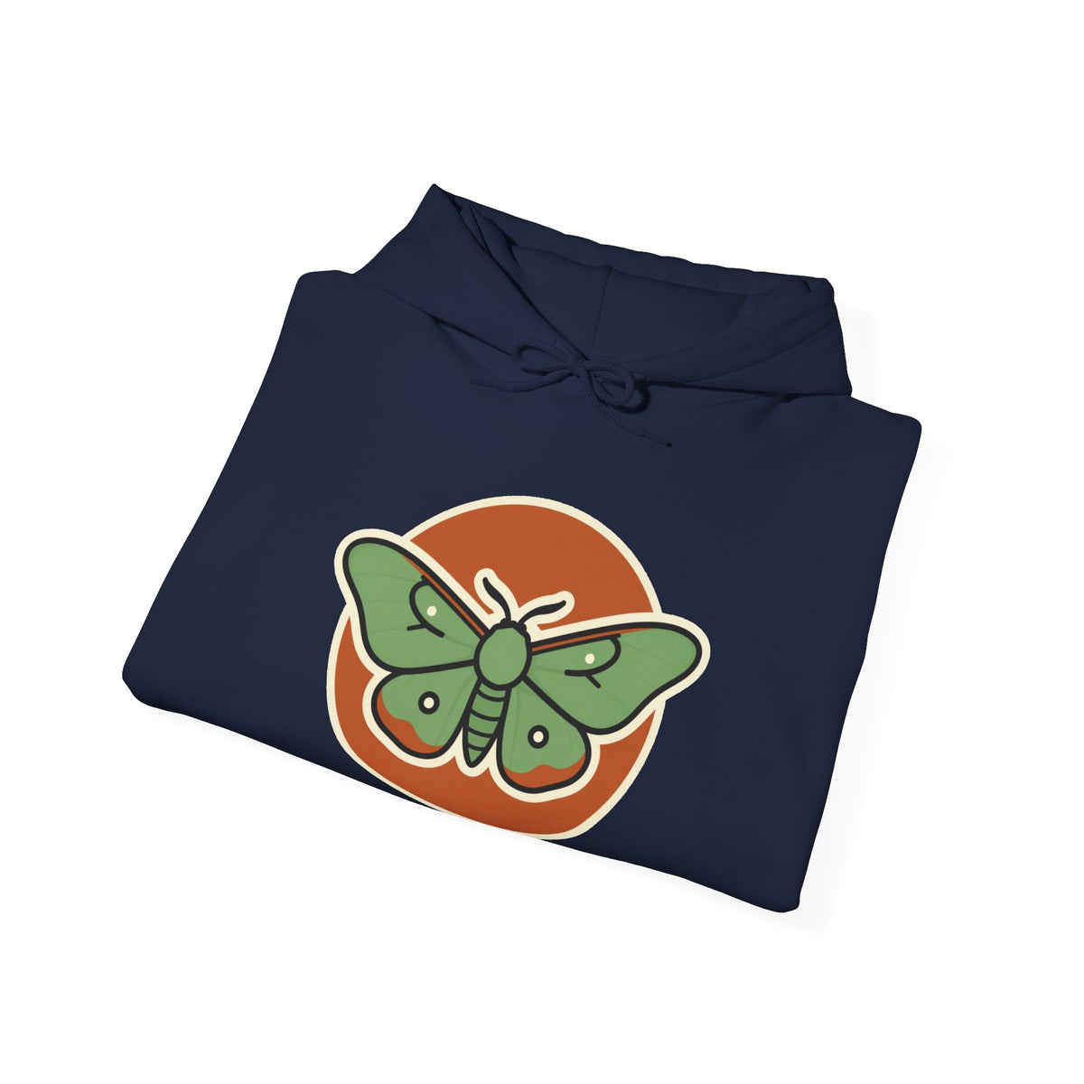 'Luna & Lichen' Moth Hoodie, Goblincore Cozy-Fall Pullover