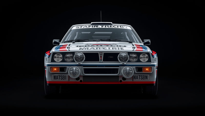 Lancia Delta S4 Group B Rally Legend Metal Print Wall Art - Racing Decor