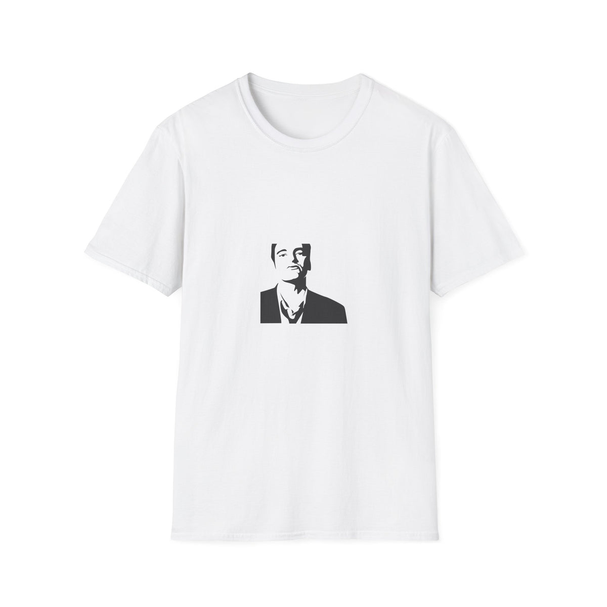 Minimalist Man in Suit Silhouette T-Shirt, Graphic Streetwear
